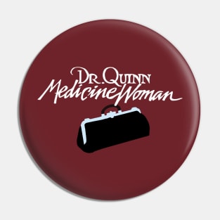 Dr Quinn Medicine Woman logo Pin