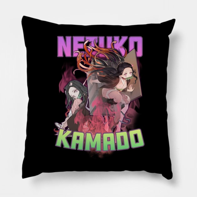 Bootleg Demon Slayer Nezuko Kamado Pillow by inosukeino