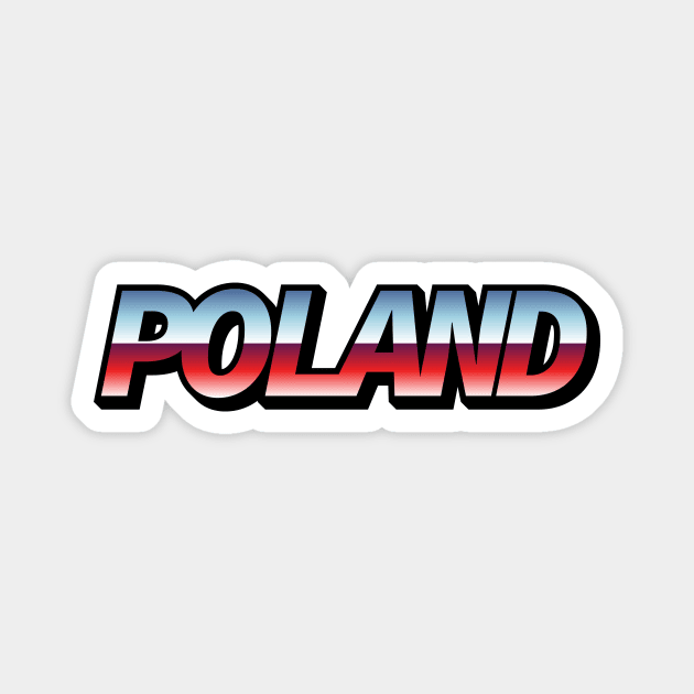 Poland Magnet by Sthickers