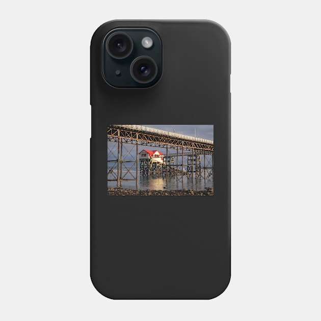 Mumbles Pier and Lifeboat Station Phone Case by dasantillo