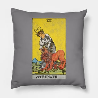 Strength (distressed) Pillow