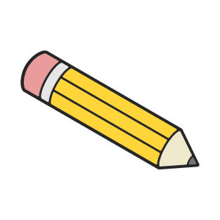 Yellow Wooden School Pencil T-Shirt