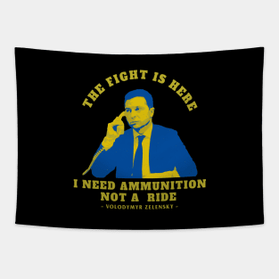 zelenskyy - the fight is here Tapestry