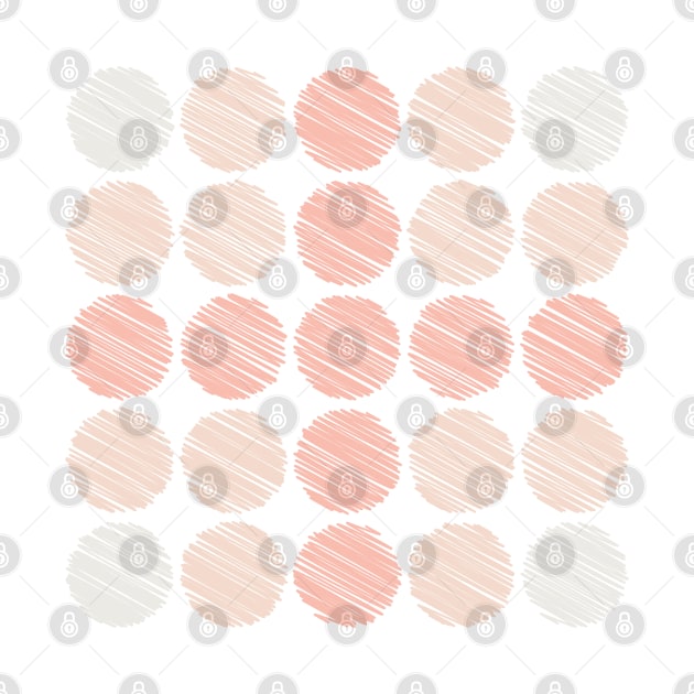 Scribbled Polka Dots pattern by kallyfactory