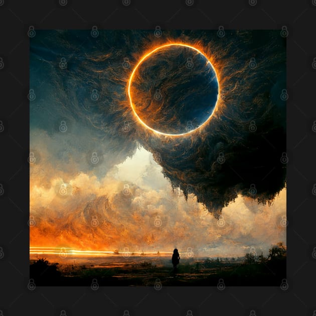 Epic solar eclipse by SJG-digital