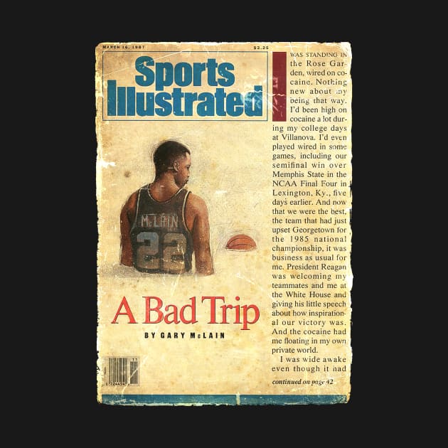 COVER SPORT - SPORT ILLUSTRATED - GARY MCLAIN A BAD TRIP by FALORI