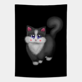 Lovely Black Cat Tapestry