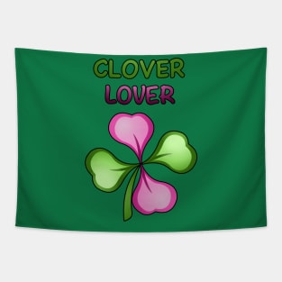 Clover Lover (with black border) Tapestry