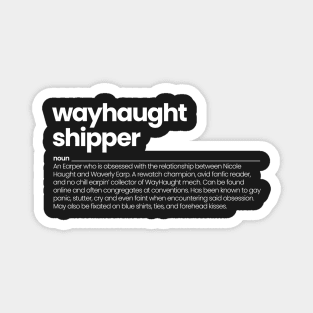 wayhaught shipper definition - Wynonna Earp Magnet