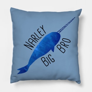 Narwhal Big Brother Pillow