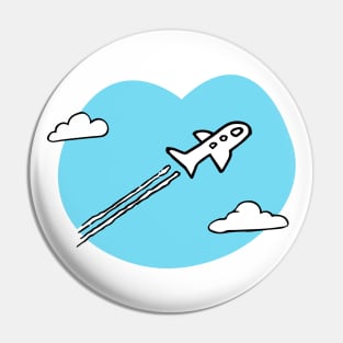 Flying plane Pin