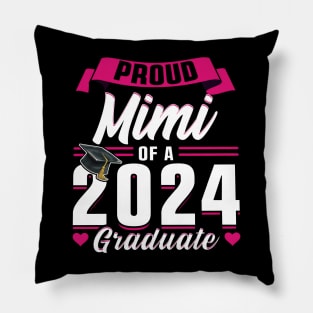 Proud Mimi Of A 2024 Graduate Senior Graduation Pillow
