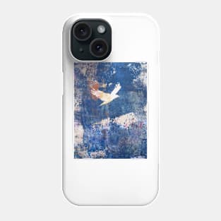 White Bird Flying Above the Clouds Phone Case