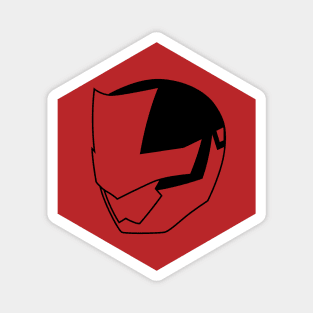 LupinRed Side Helmet Magnet