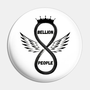 8 billion people Pin