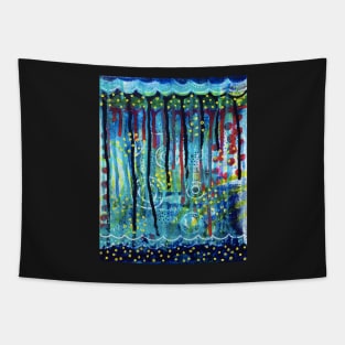Swimming Through Inspiration : Inner Power Painting Tapestry