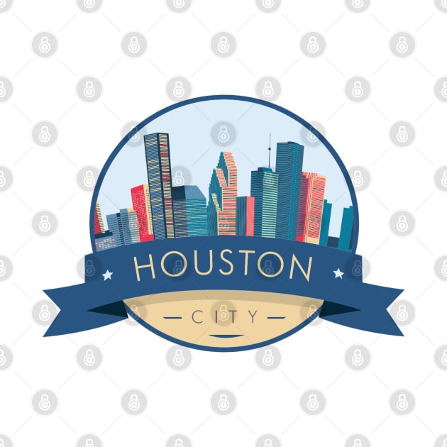 Houston City Landscape by LR_Collections