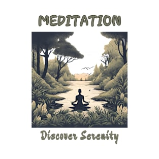 Discover Serenity, Meditation, Spiritual, Motivation T-Shirt