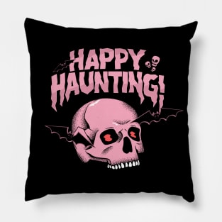 Happy Haunting Skull! Pillow