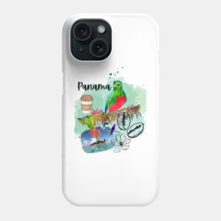 Panama Coffee Birds Beach Phone Case