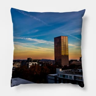 Portland City Skyline Pillow