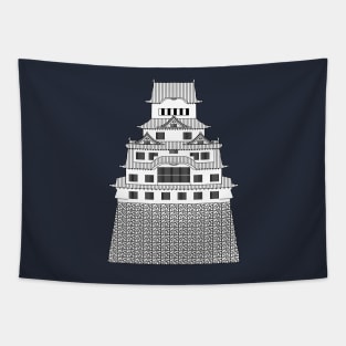 White Himeji Castle I Tapestry