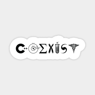 Science Coexist Magnet