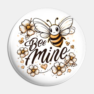 Bee Mine, Bee Mine printable, Bee Mine door Pin