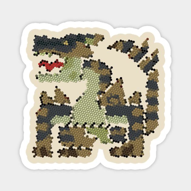 Brute Tigrex icon Fandom design Magnet by ZerkanYolo