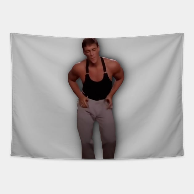 Party Jean Claude Tapestry by FightIsRight