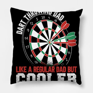 Dart Throwing Dad Pillow