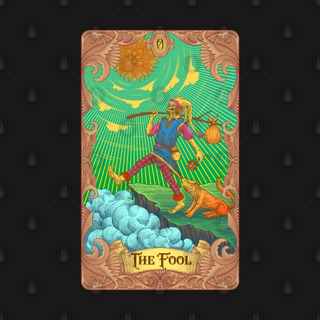 The Fool Tarot Card by Tonymidi Artworks Studio