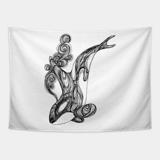 Dive Tapestry by InkedinRed