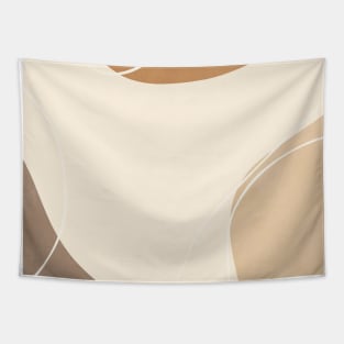 Mid-century modern organic abstract Tapestry