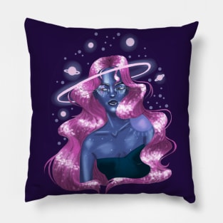 Galaxy girl Pillow