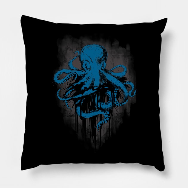 Rocktopus Pillow by kdeuce