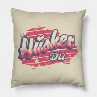 Husker Pop Vintage Pillow