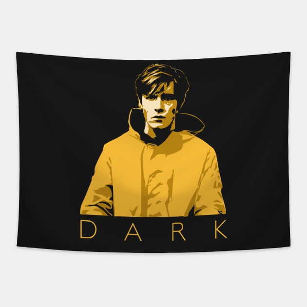 Dark Jonas Negative Portrait Tapestry by ArtMoore98