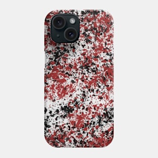 Abstract Paint Splatter (Red) Phone Case