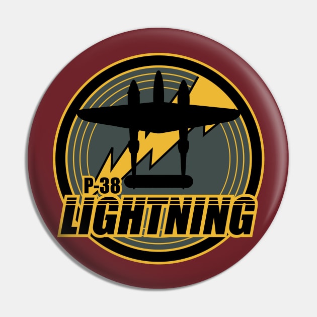 P-38 Lightning Pin by TCP