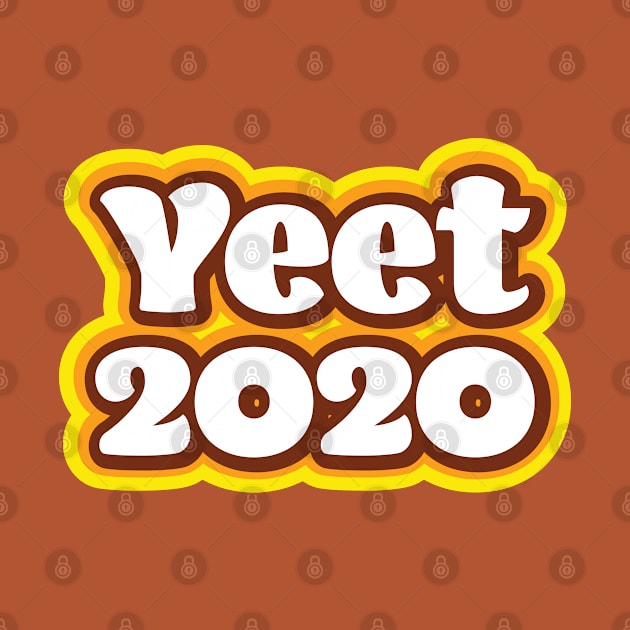 Yeet 2020 - Retro Yellow by Jitterfly