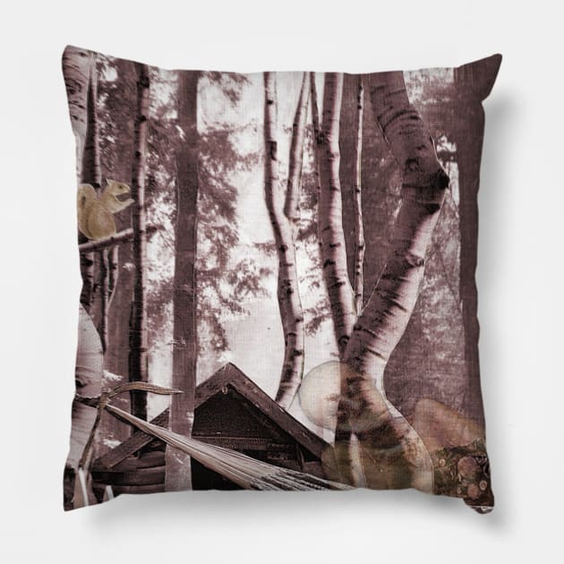 Not in my backyard Pillow by Witchever Path