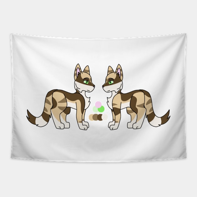 Tawnypelt Ref Tapestry by ceolsonart