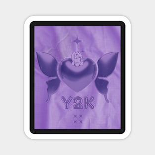 Vintage Y2K Purple Aesthetic Magnet