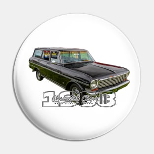 163 Chevrolet Chevy II Nova Station Wagon Pin