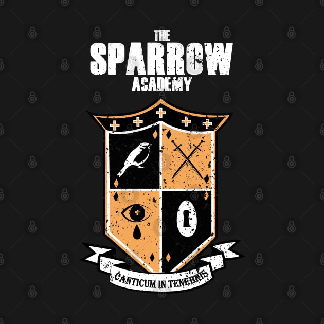 UMBRELLA ACADEMY 3: SPARROW ACADEMY (BLACK & GRUNGE) by FunGangStore