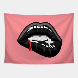 halloween lips Tapestry