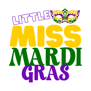 Little Miss Mardi Gras T-Shirt