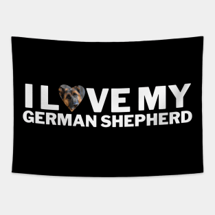 I love my German Shepherd Tapestry