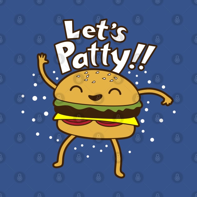 Funny Kawaii Burger Pun Party Cartoon Gift for Burger Lovers by BoggsNicolas